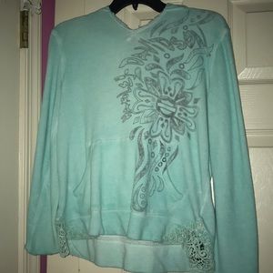 Harley Davidson Tiffany blue sweatshirt